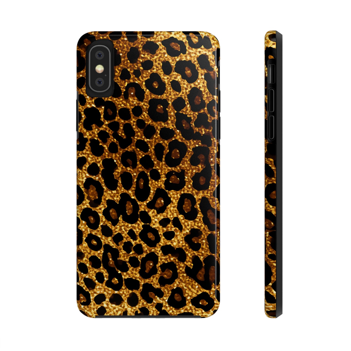 Cheetah Print design Tough Phone Case compatible with a large variety of iPhone models, Birthday Gift, Phone Case