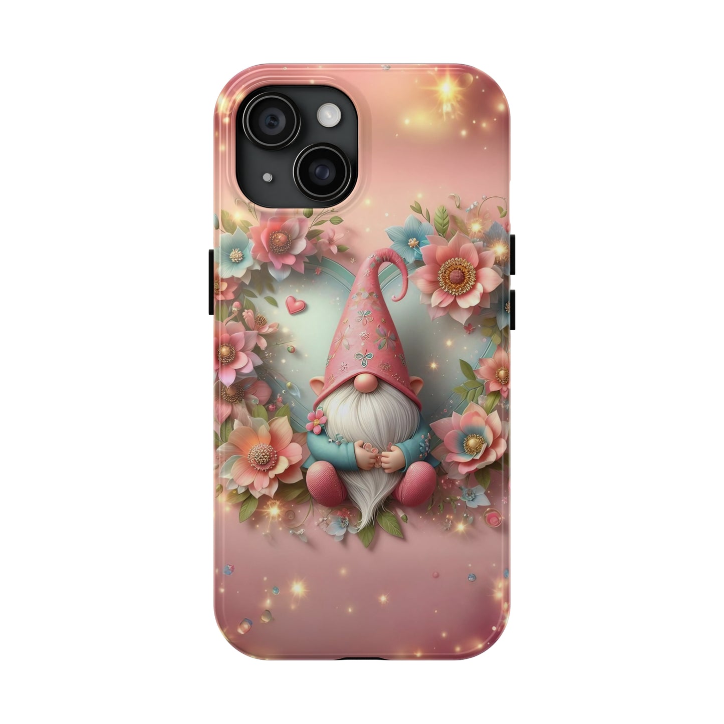 Super Cute Gnome Digital print Design Tough Phone Case compatible with a large variety of iPhone models, Gift, Phone Case