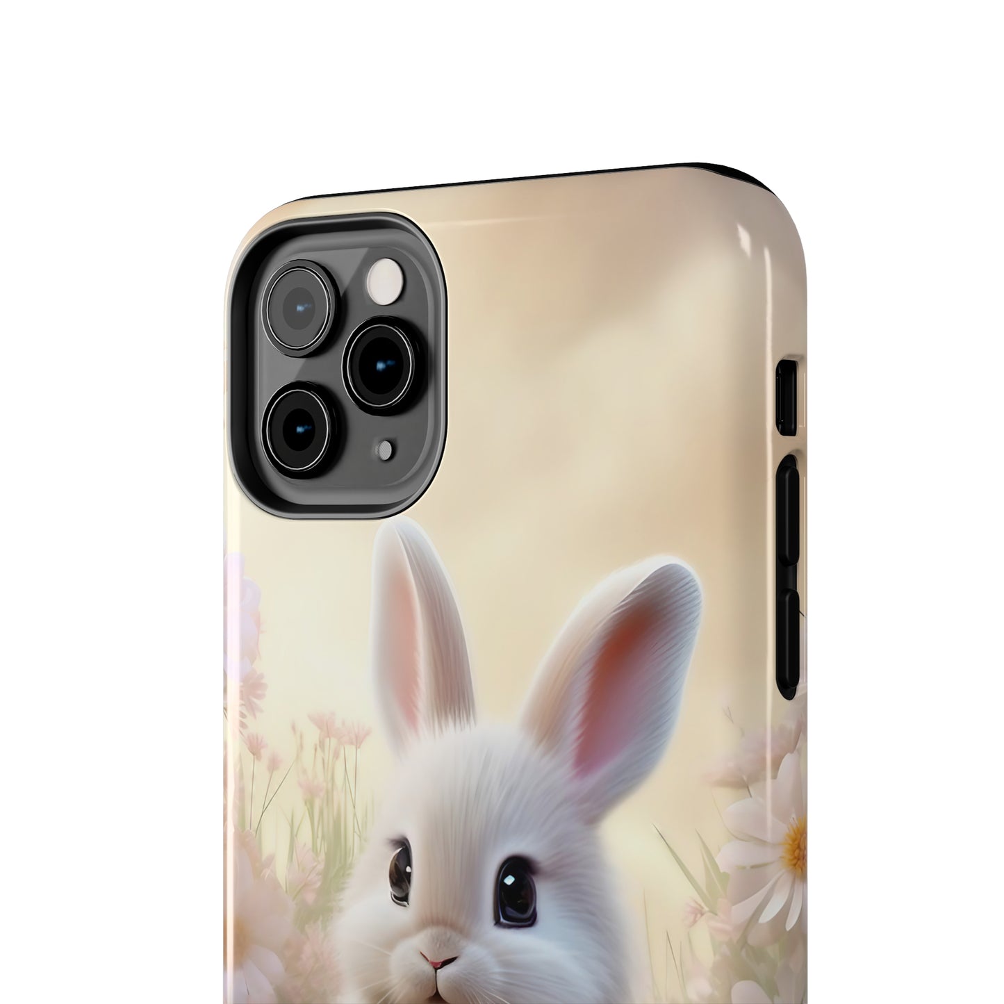 Cute Easter Bunny Pattern Design Tough Phone Case compatible with a large variety of iPhone models, Gift, Phone Case