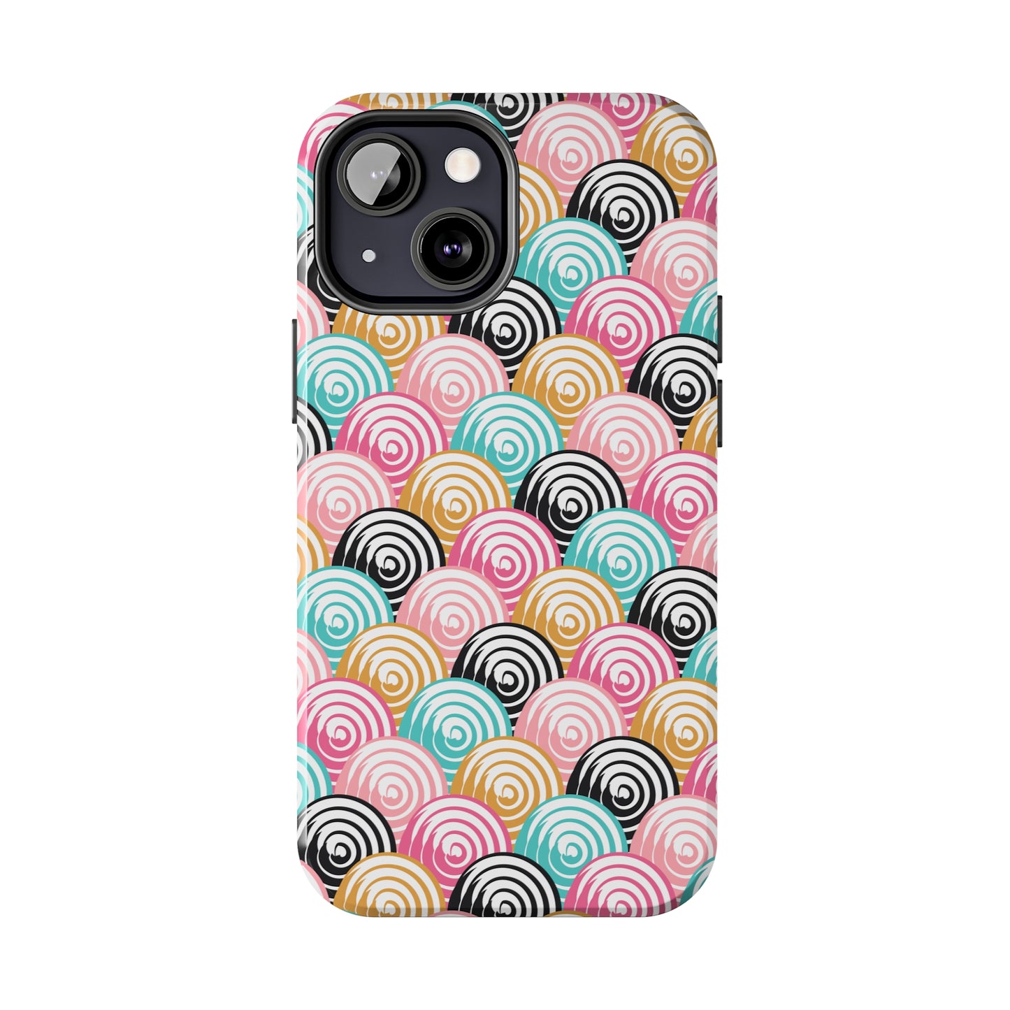 Rainbow Swirls Pattern design Tough Phone Case compatible with a large variety of iphone models