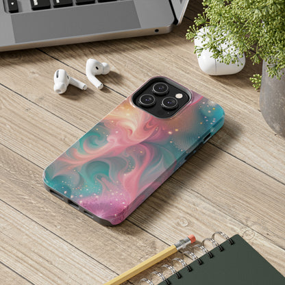 Pastel Pattern Design Tough Phone Case compatible with a large variety of iPhone models, Phone Case, Gift