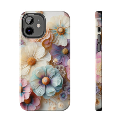 Beautiful Spring Flower Bouquet Digital print Design Tough Phone Case compatible with a large variety of iPhone models, Gift, Phone Case