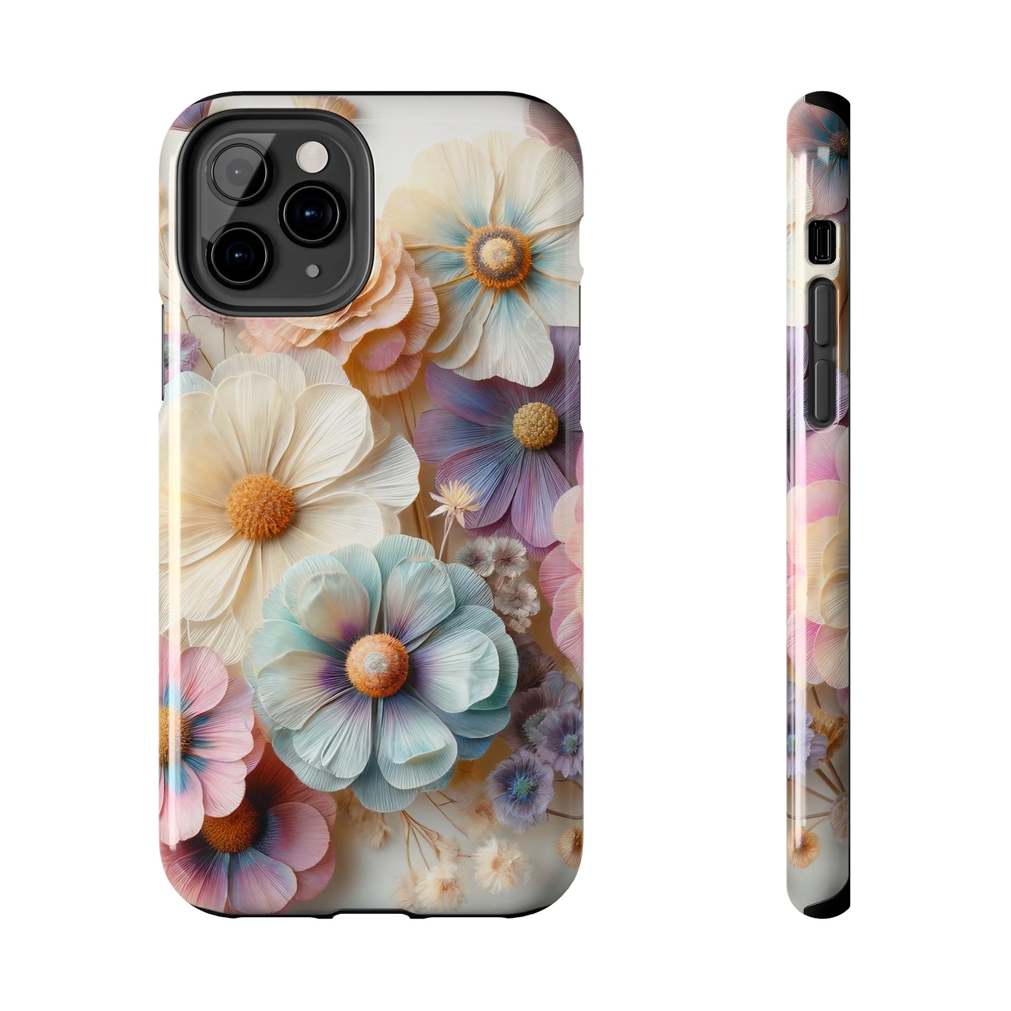 Beautiful Spring Flower Bouquet Digital print Design Tough Phone Case compatible with a large variety of iPhone models, Gift, Phone Case