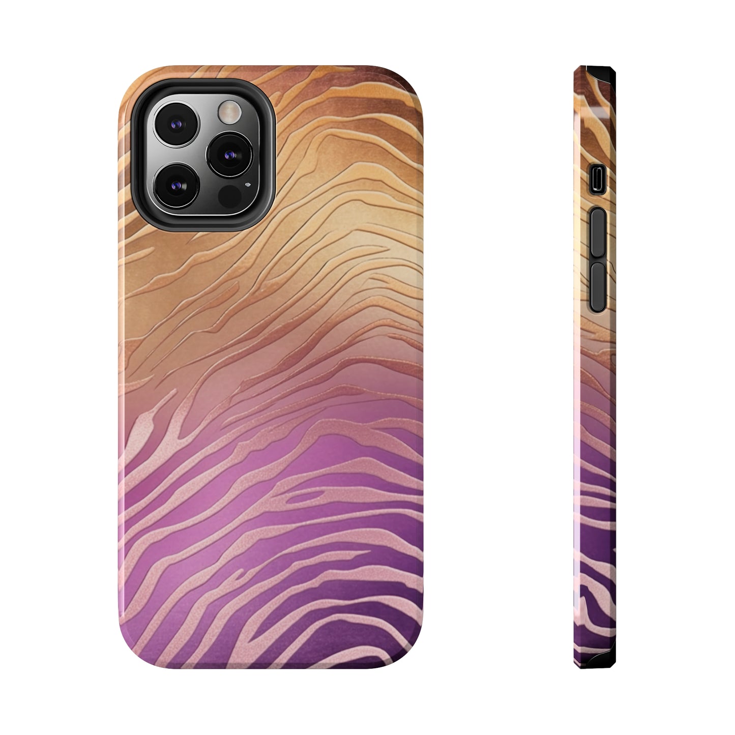 Modern Twist Zebra print design Phone Case- Lightweight, Impact Resistant Cover for iPhone 6, 6s, 12, 13, 14, 15