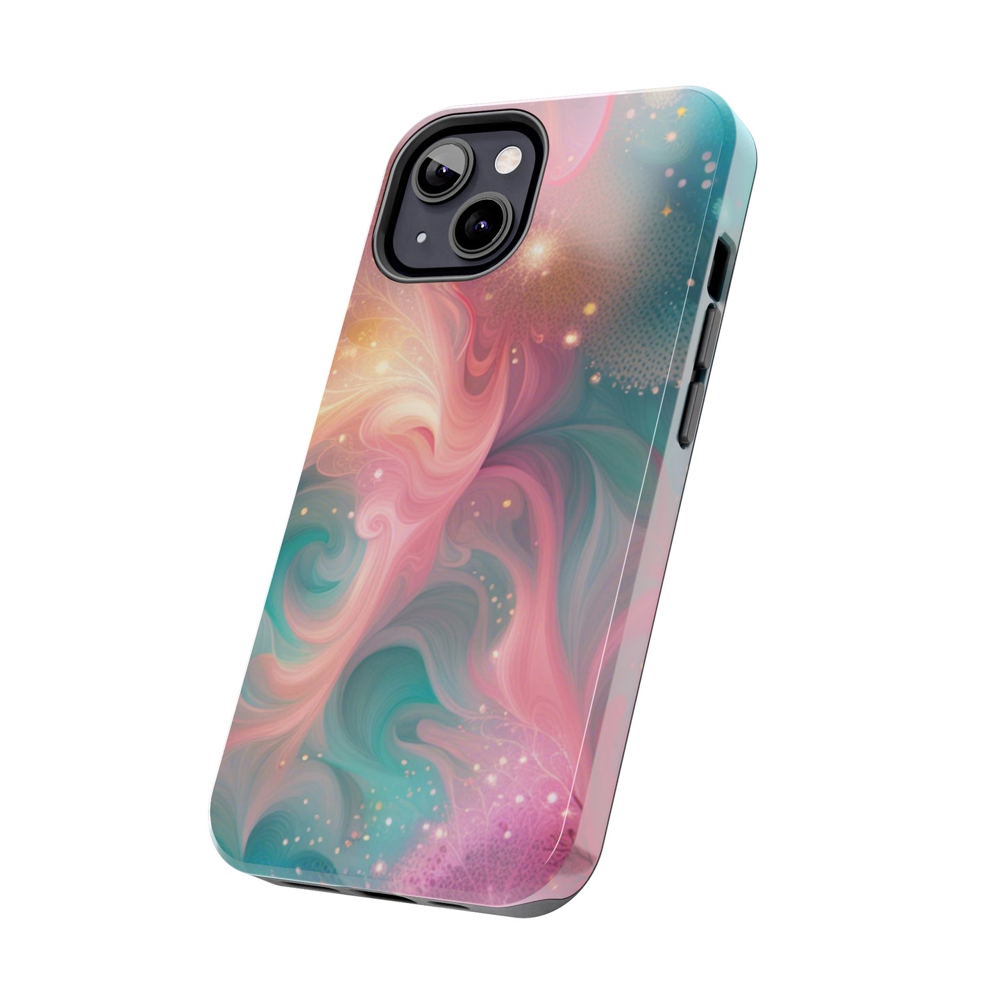 Pastel Pattern Design Tough Phone Case compatible with a large variety of iPhone models, Phone Case, Gift