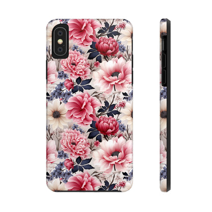 Elegant Blooms Digital print Design Tough Phone Case compatible with a large variety of iPhone models, Gift, Phone Case