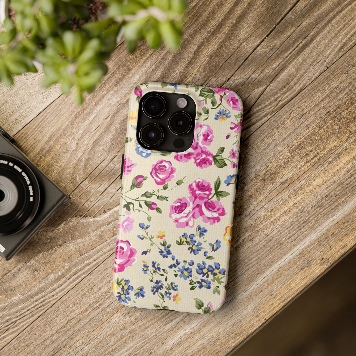 Western Pink Roses Design Tough Phone Case compatible with a large variety of iphone models