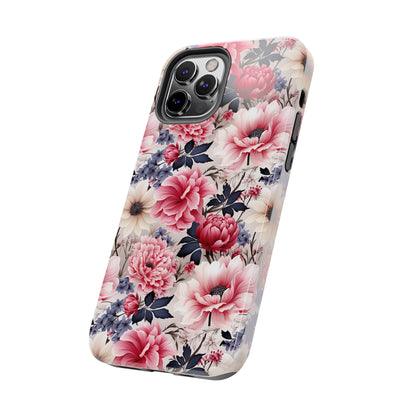 Elegant Blooms Digital print Design Tough Phone Case compatible with a large variety of iPhone models, Gift, Phone Case