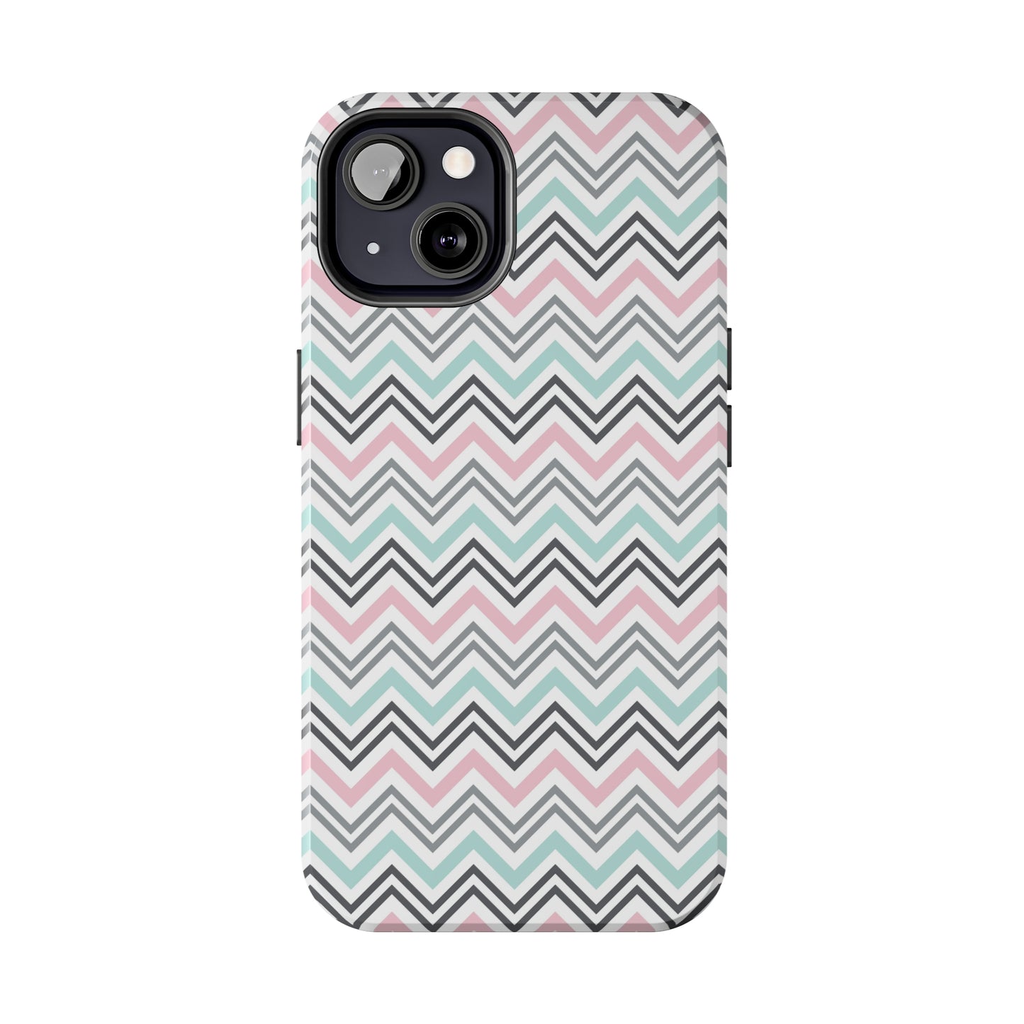 Pastel Chevron print design Tough Phone Case compatible with a large variety of iphone models