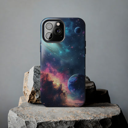 Galaxy pattern Digital print Design Tough Phone Case compatible with a large variety of iPhone models, Gift, Phone Case