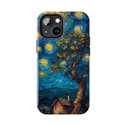 Yellow Dreamy Artistic Sky Design Tough Phone Case