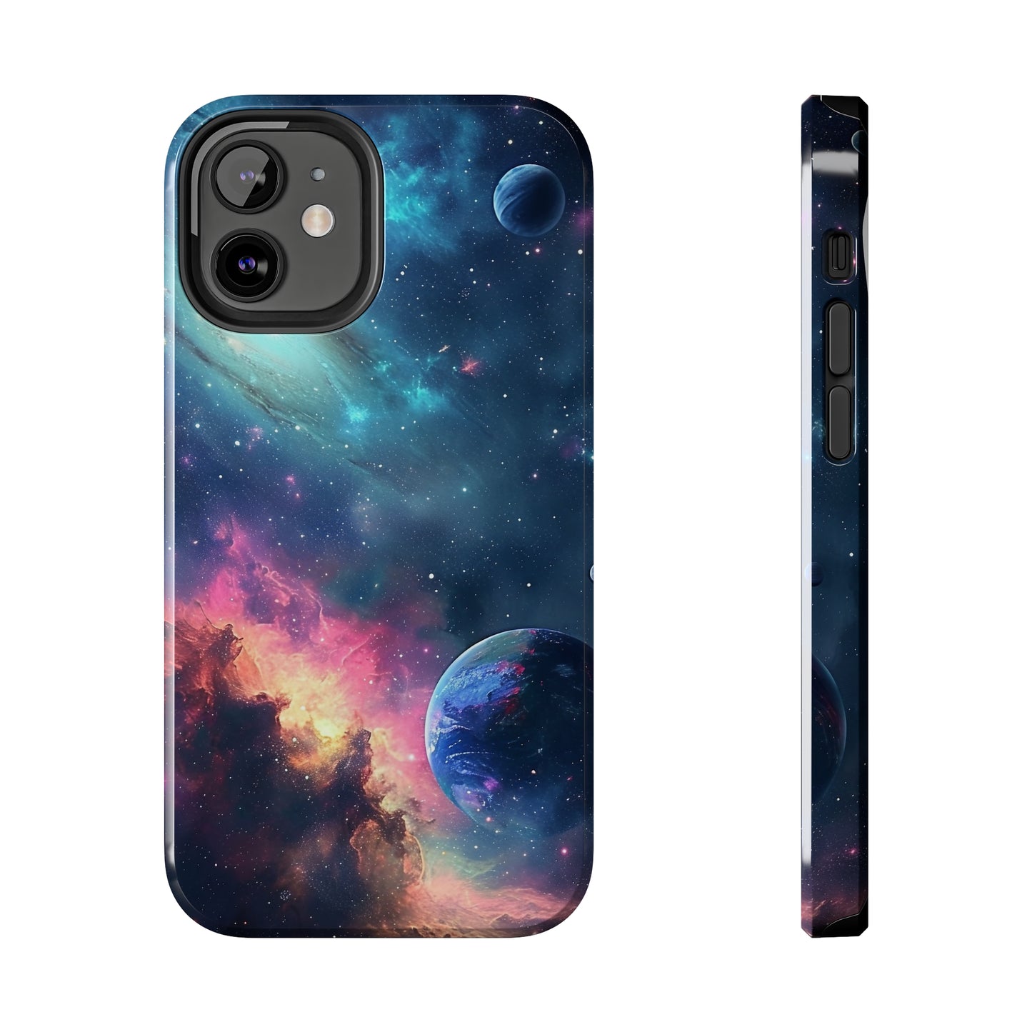 Galaxy pattern Digital print Design Tough Phone Case compatible with a large variety of iPhone models, Gift, Phone Case