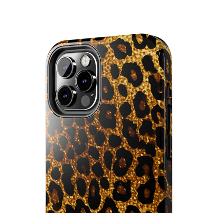 Cheetah Print design Tough Phone Case compatible with a large variety of iPhone models, Birthday Gift, Phone Case