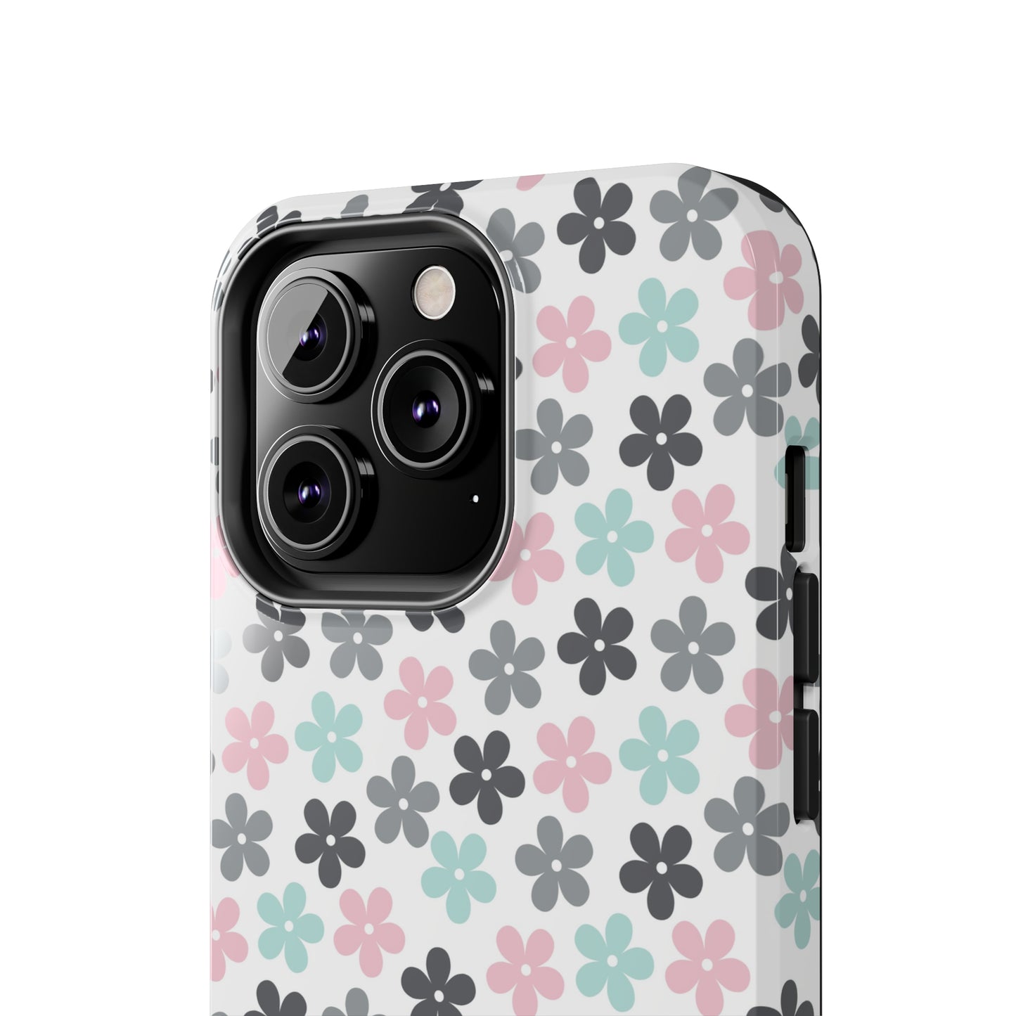 Pastel Groovy Flowers print design Tough Phone Case compatible with a large variety of iphone models