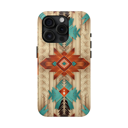 Beautiful Native American Pattern Design Tough Phone Case compatible with a large variety of iPhone models, Gift, Phone Case