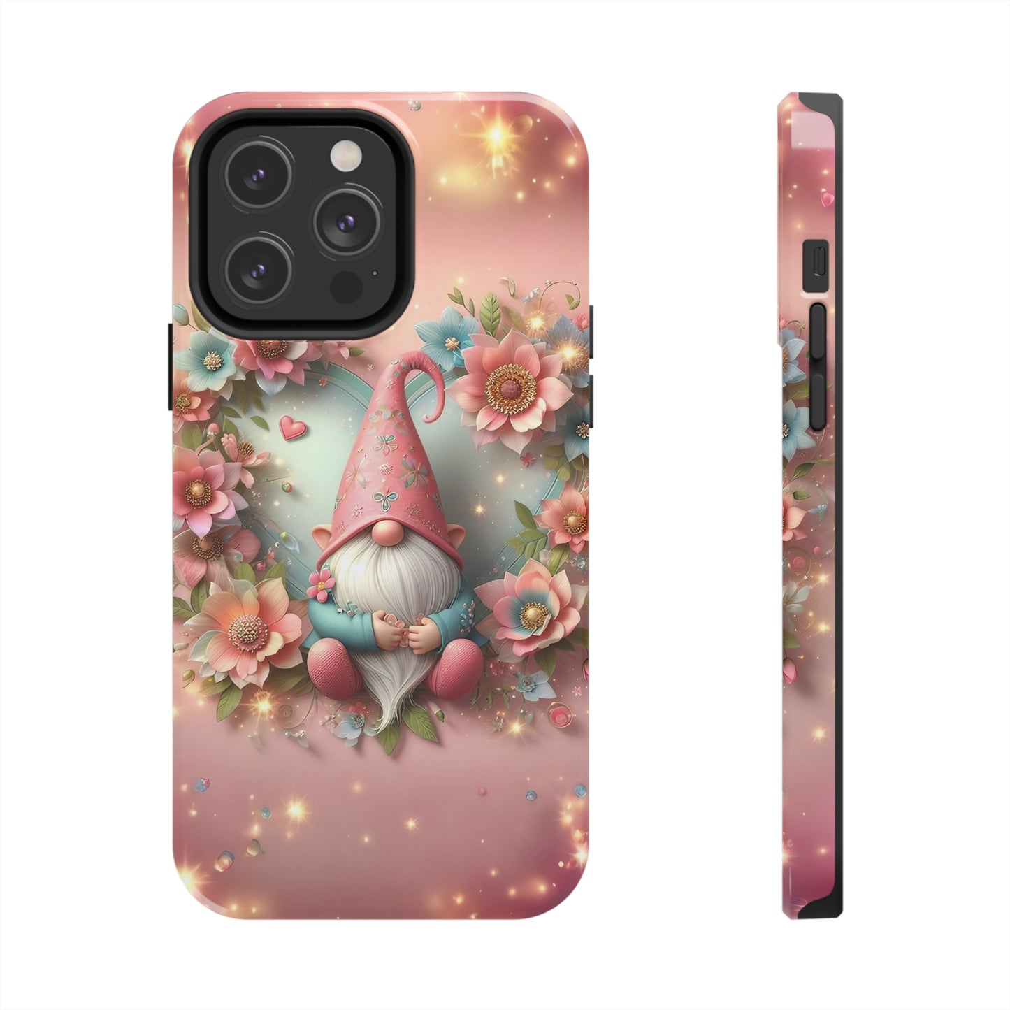 Super Cute Gnome Digital print Design Tough Phone Case compatible with a large variety of iPhone models, Gift, Phone Case