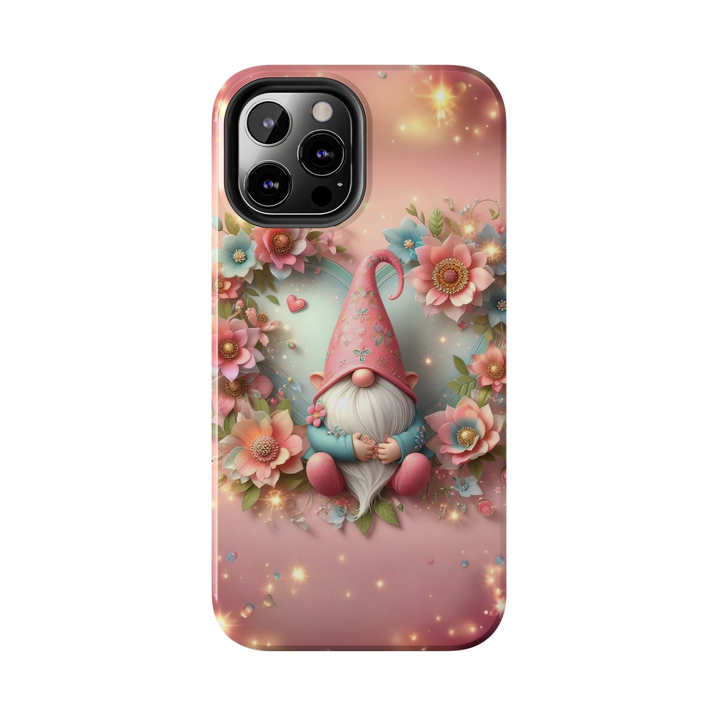 Super Cute Gnome Digital print Design Tough Phone Case compatible with a large variety of iPhone models, Gift, Phone Case