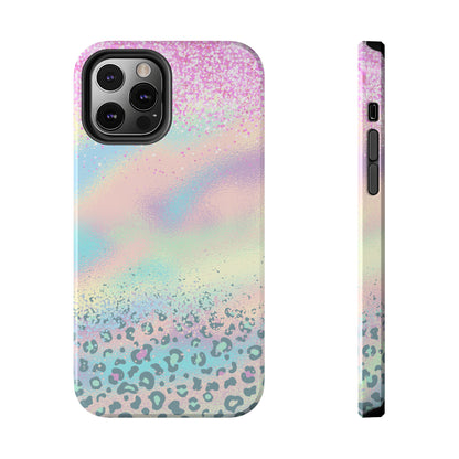 Unicorn Leopard print design Tough Phone Case compatible with a large variety of iphone models, Gift, Phone Case