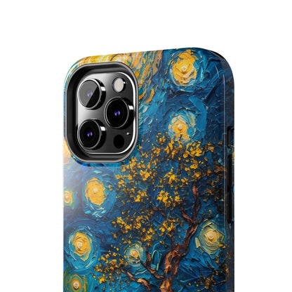 Yellow Dreamy Artistic Sky Design Tough Phone Case