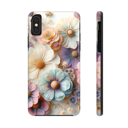 Beautiful Spring Flower Bouquet Digital print Design Tough Phone Case compatible with a large variety of iPhone models, Gift, Phone Case