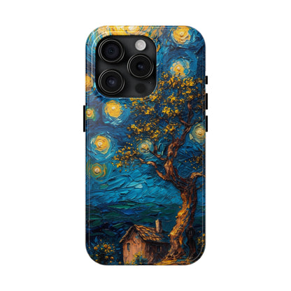 Yellow Dreamy Artistic Sky Design Tough Phone Case