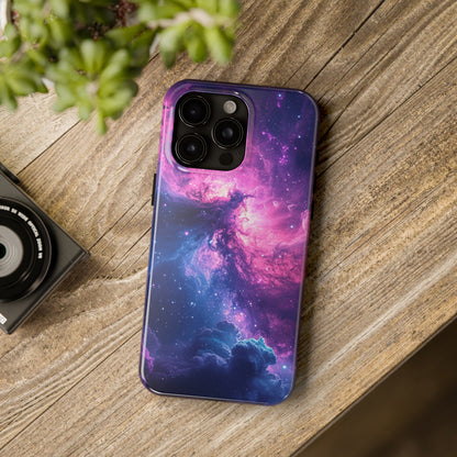 Cosmic Landscape Starry Night Design Phone Case- Lightweight, Impact Resistant Cover for iPhone 6, 6s, 12, 13, 14, 15