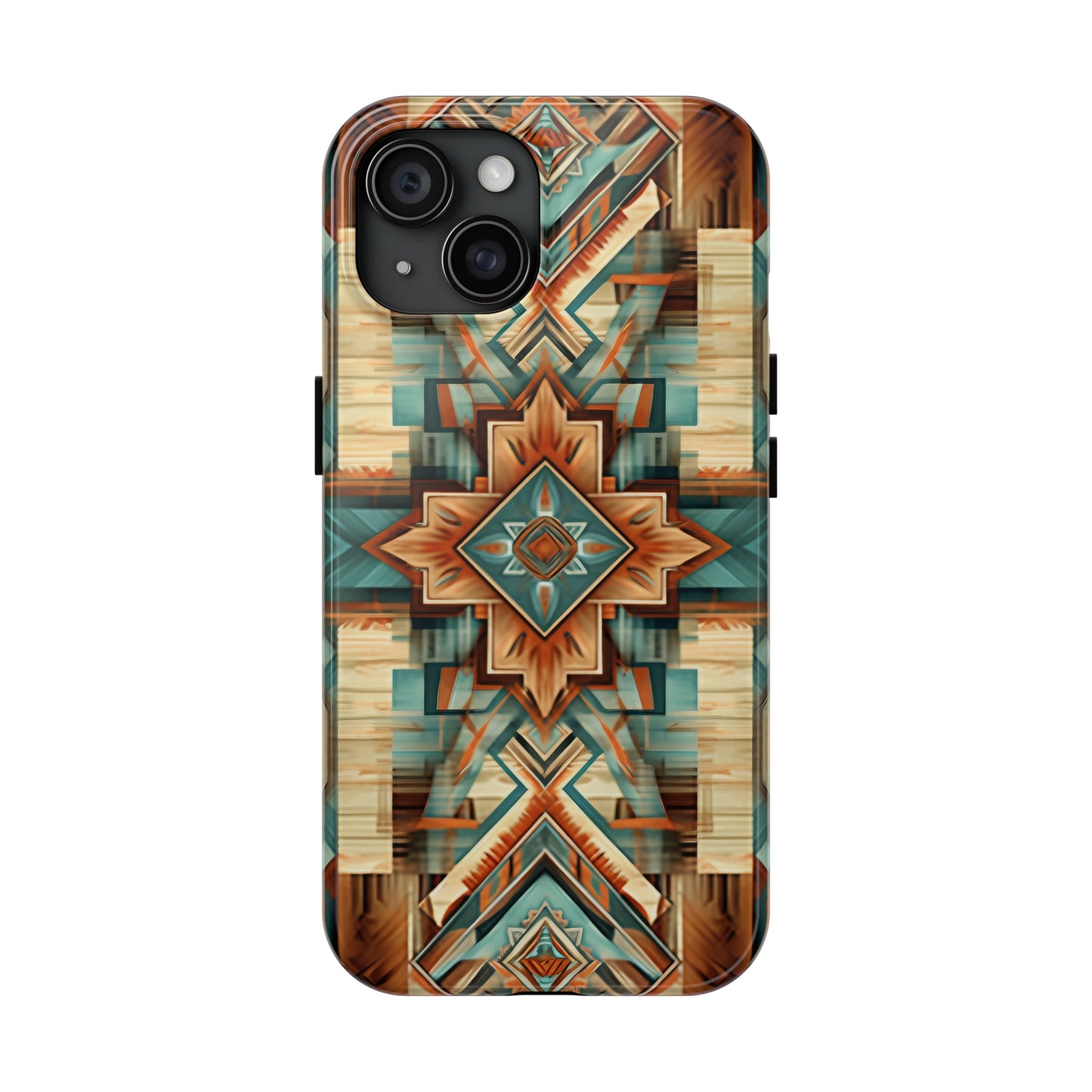 Native American Pattern Design Tough Phone Case compatible with a large variety of iPhone models, Gift, Phone Case