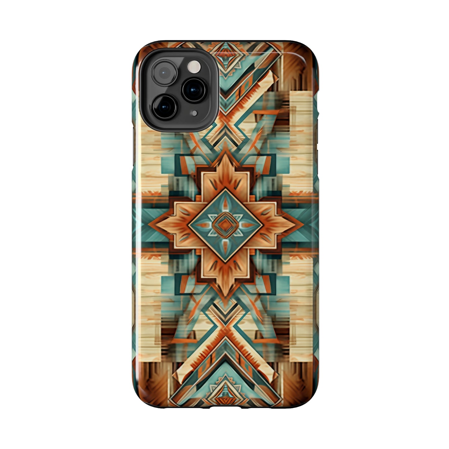 Native American Pattern Design Tough Phone Case compatible with a large variety of iPhone models, Gift, Phone Case