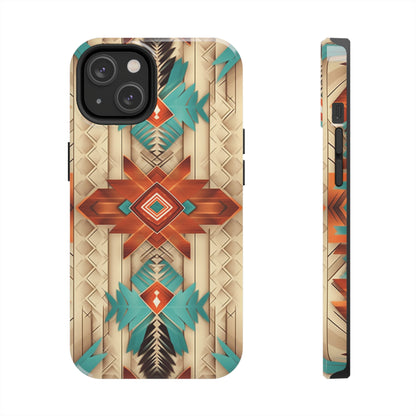 Beautiful Native American Pattern Design Tough Phone Case compatible with a large variety of iPhone models, Gift, Phone Case