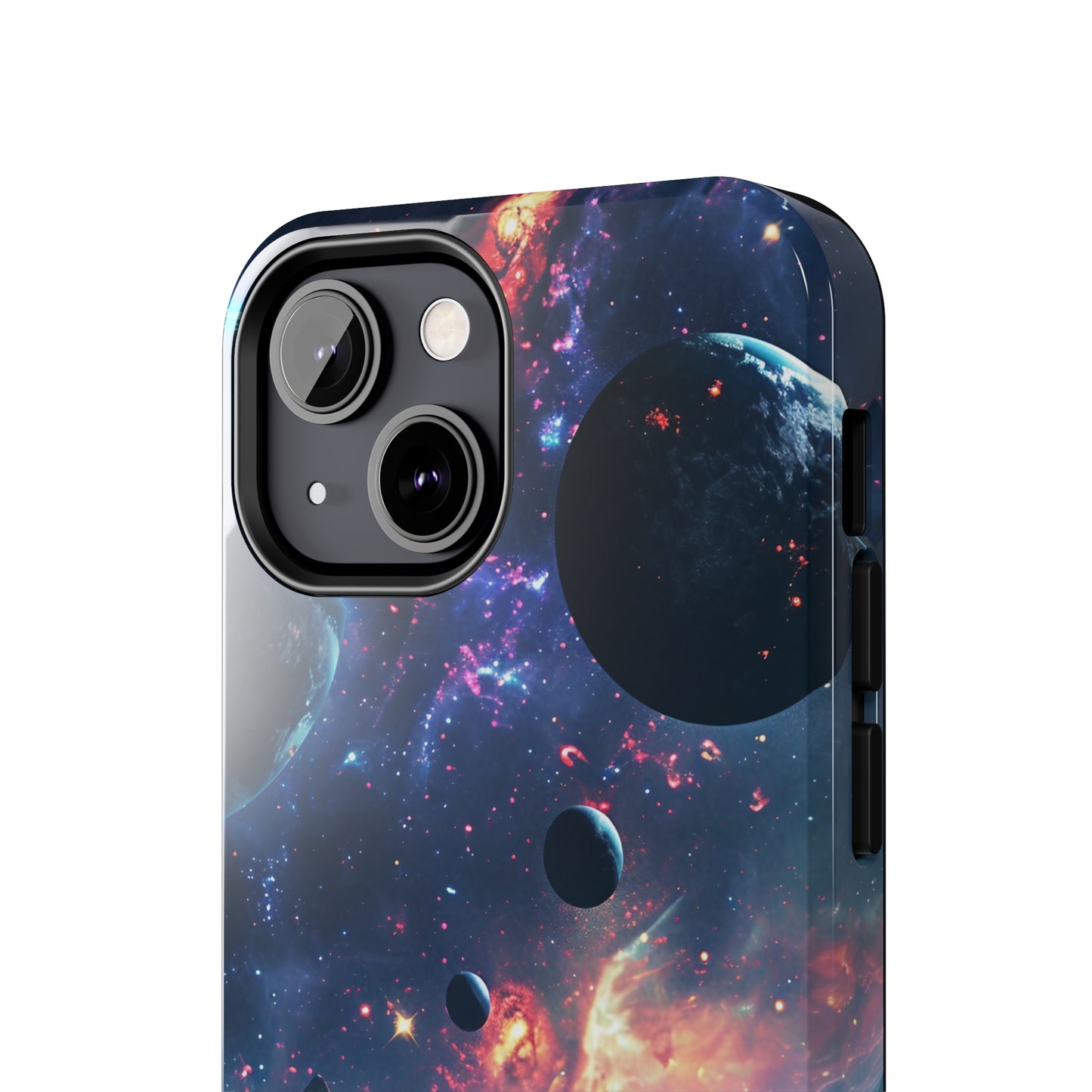 Galaxy Themed Digital print Design Tough Phone Case compatible with a large variety of iPhone models, Gift, Phone Case