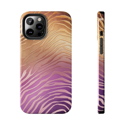 Modern Twist Zebra print design Phone Case- Lightweight, Impact Resistant Cover for iPhone 6, 6s, 12, 13, 14, 15