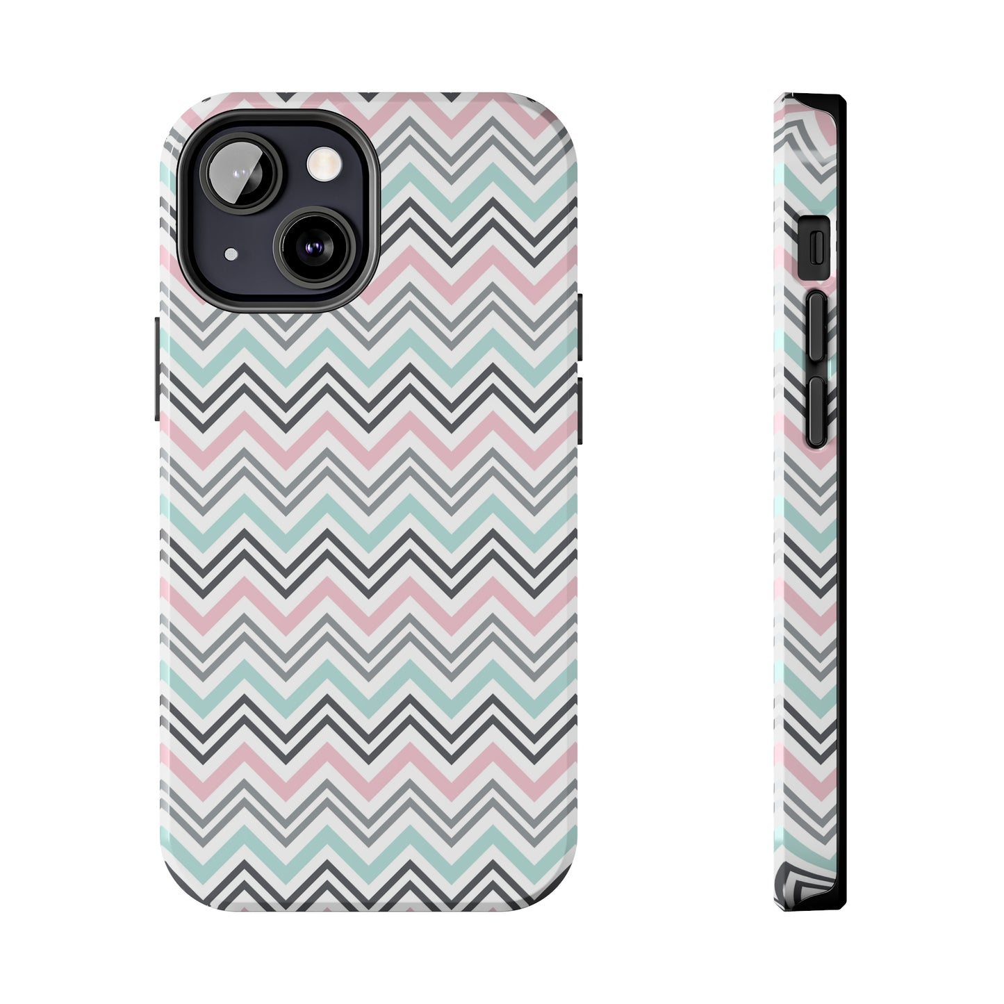 Pastel Chevron print design Tough Phone Case compatible with a large variety of iphone models