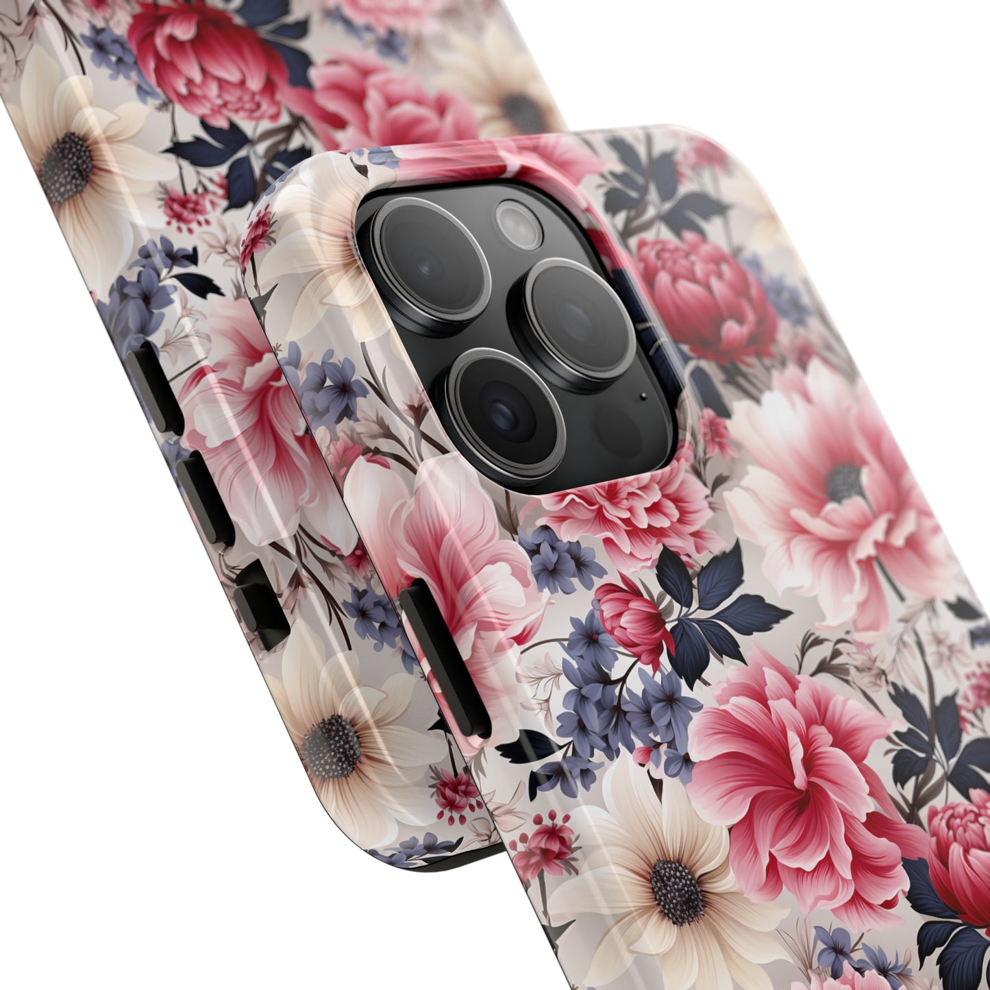 Elegant Blooms Digital print Design Tough Phone Case compatible with a large variety of iPhone models, Gift, Phone Case