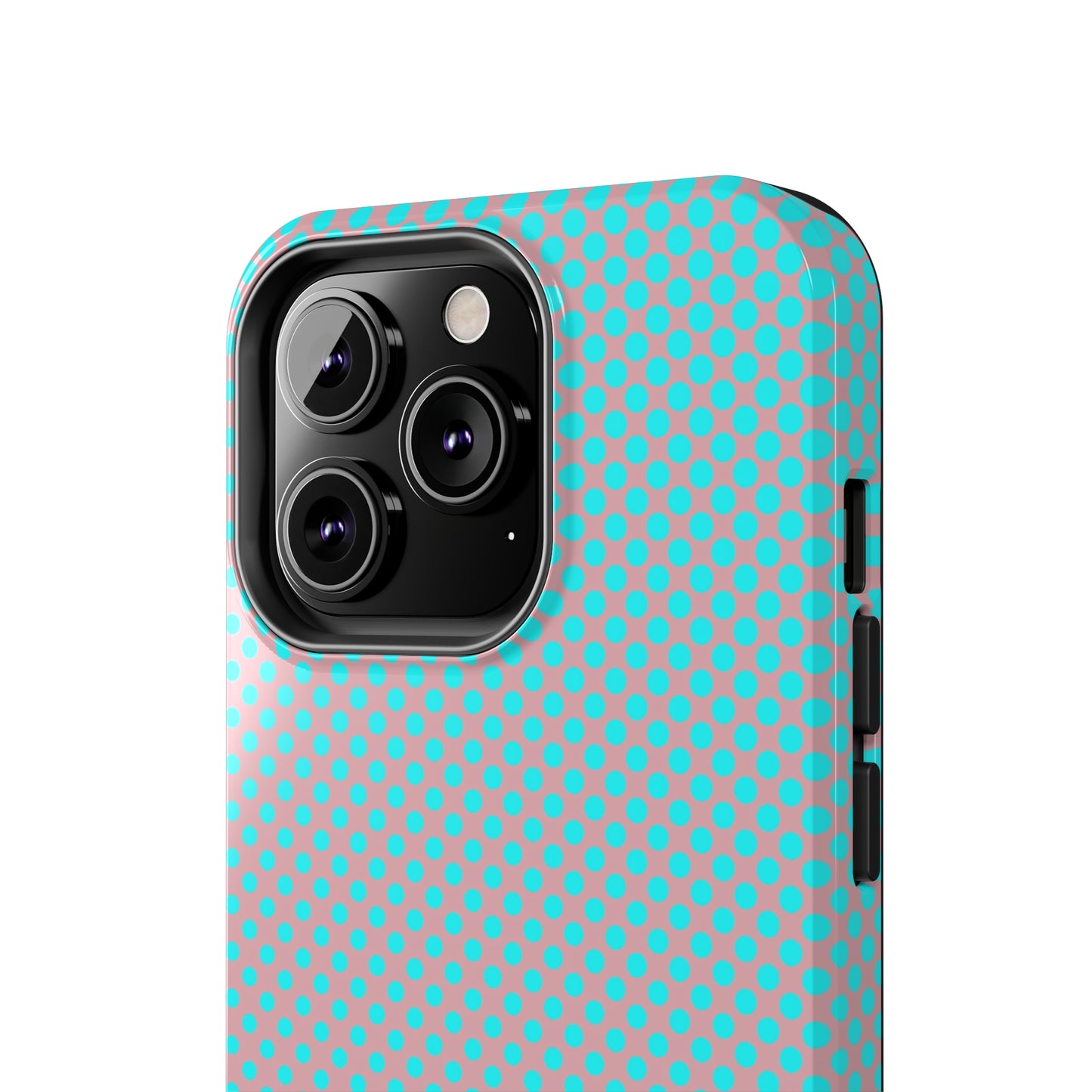 Pink and Blue Ombre Polka Dot Design Tough Phone Case compatible with a large variety of iphone models, Gift, Phone Case