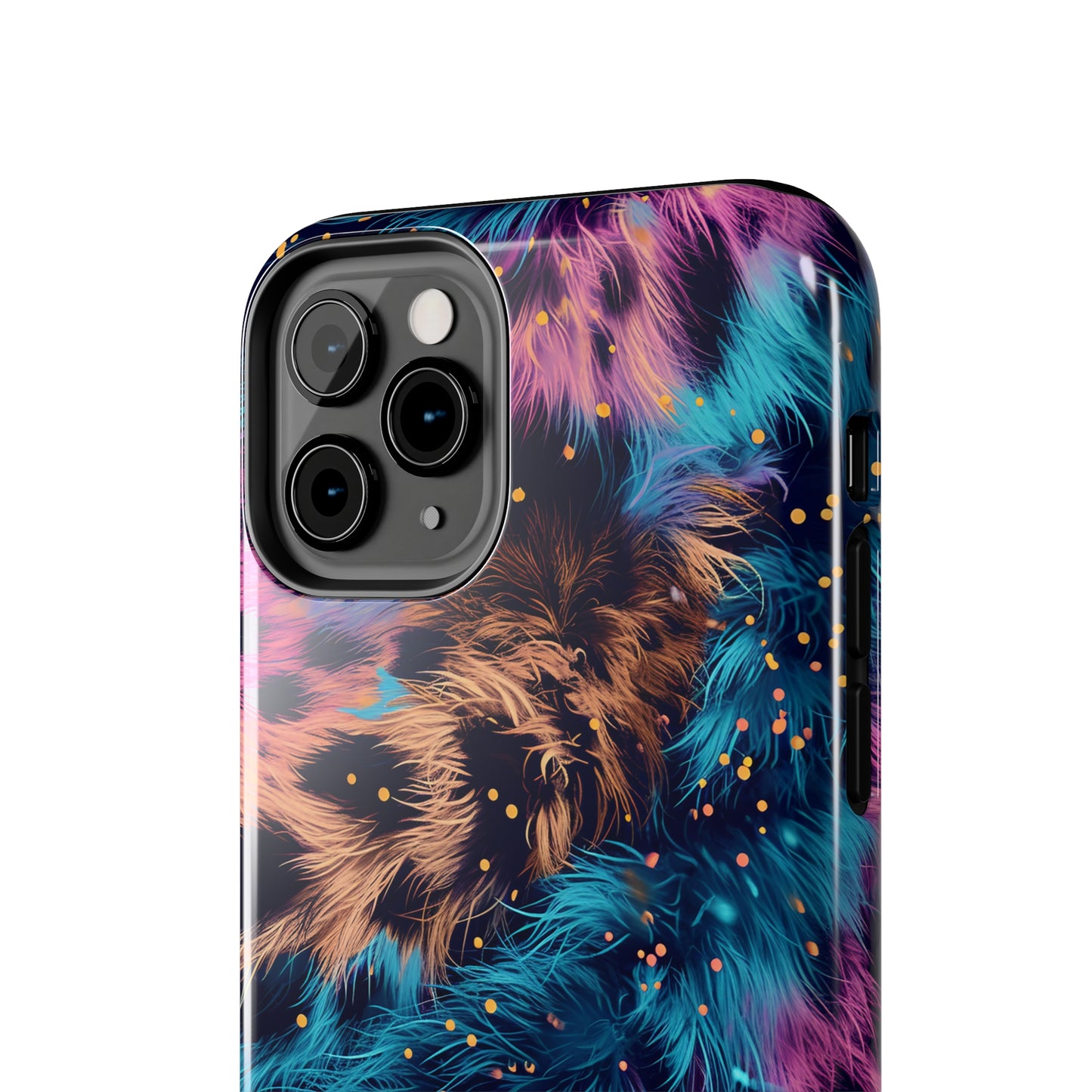 Multicolor unique leopard Pattern Design Tough Phone Case compatible with a large variety of iPhone models, Gift, Phone Case