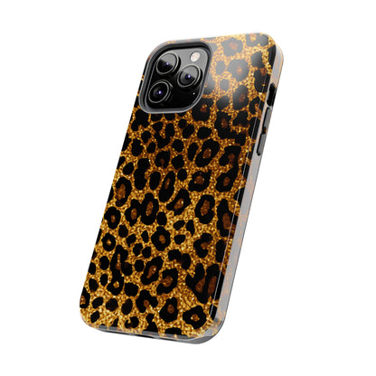 Cheetah Print design Tough Phone Case compatible with a large variety of iPhone models, Birthday Gift, Phone Case