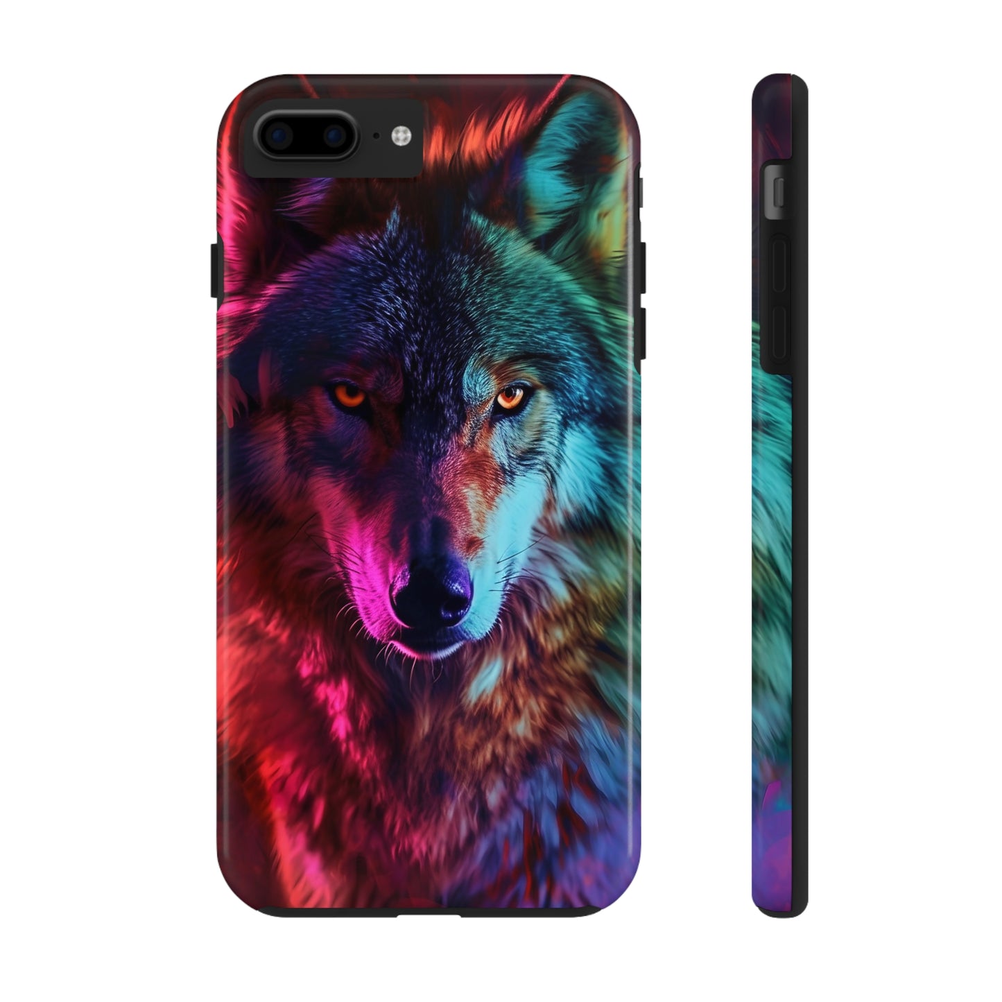 Wolf Digital print Design Tough Phone Case compatible with a large variety of iPhone models, Gift, Phone Case