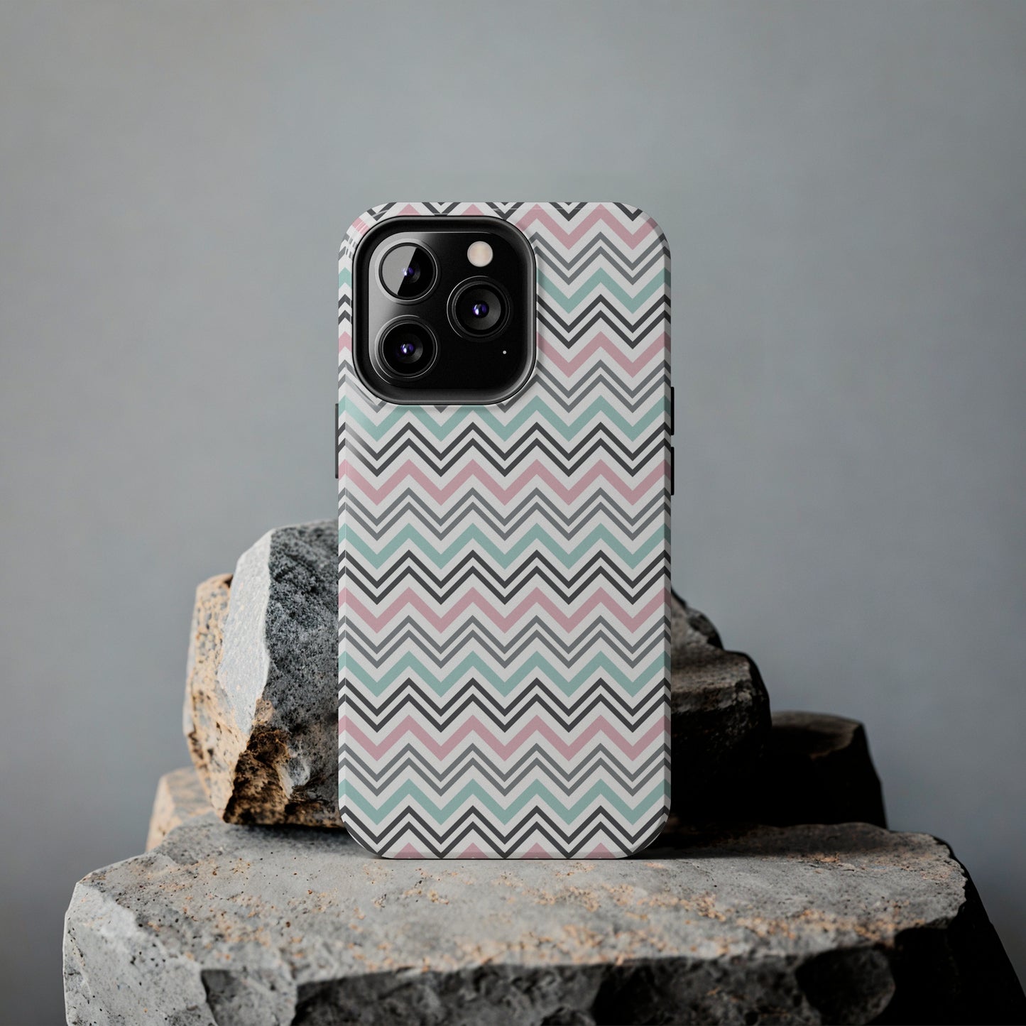 Pastel Chevron print design Tough Phone Case compatible with a large variety of iphone models