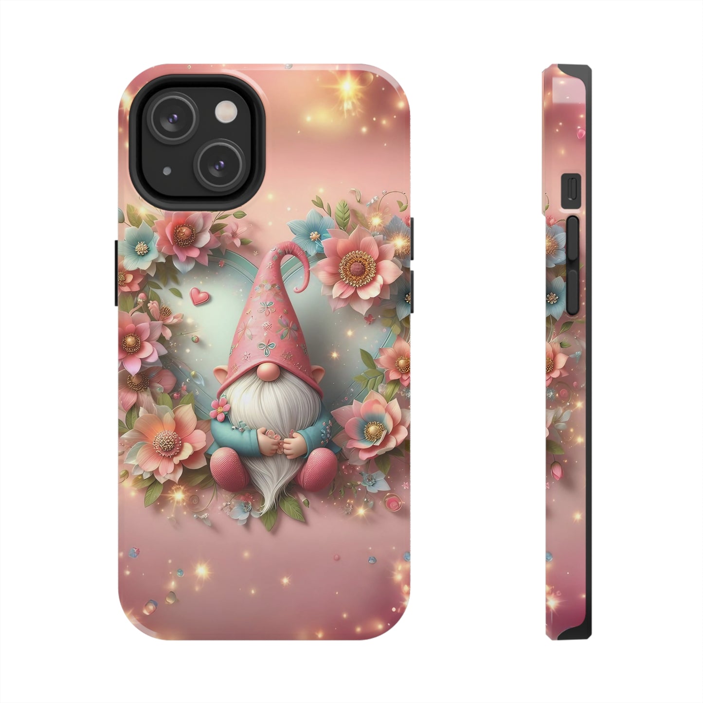 Super Cute Gnome Digital print Design Tough Phone Case compatible with a large variety of iPhone models, Gift, Phone Case