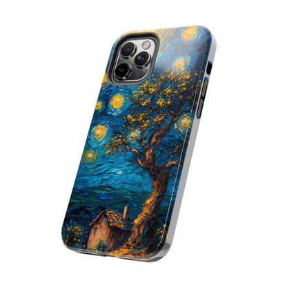 Yellow Dreamy Artistic Sky Design Tough Phone Case