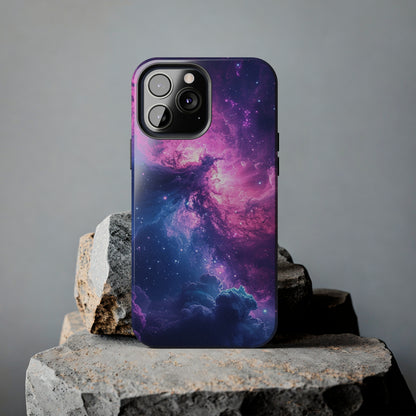 Cosmic Landscape Starry Night Design Phone Case- Lightweight, Impact Resistant Cover for iPhone 6, 6s, 12, 13, 14, 15