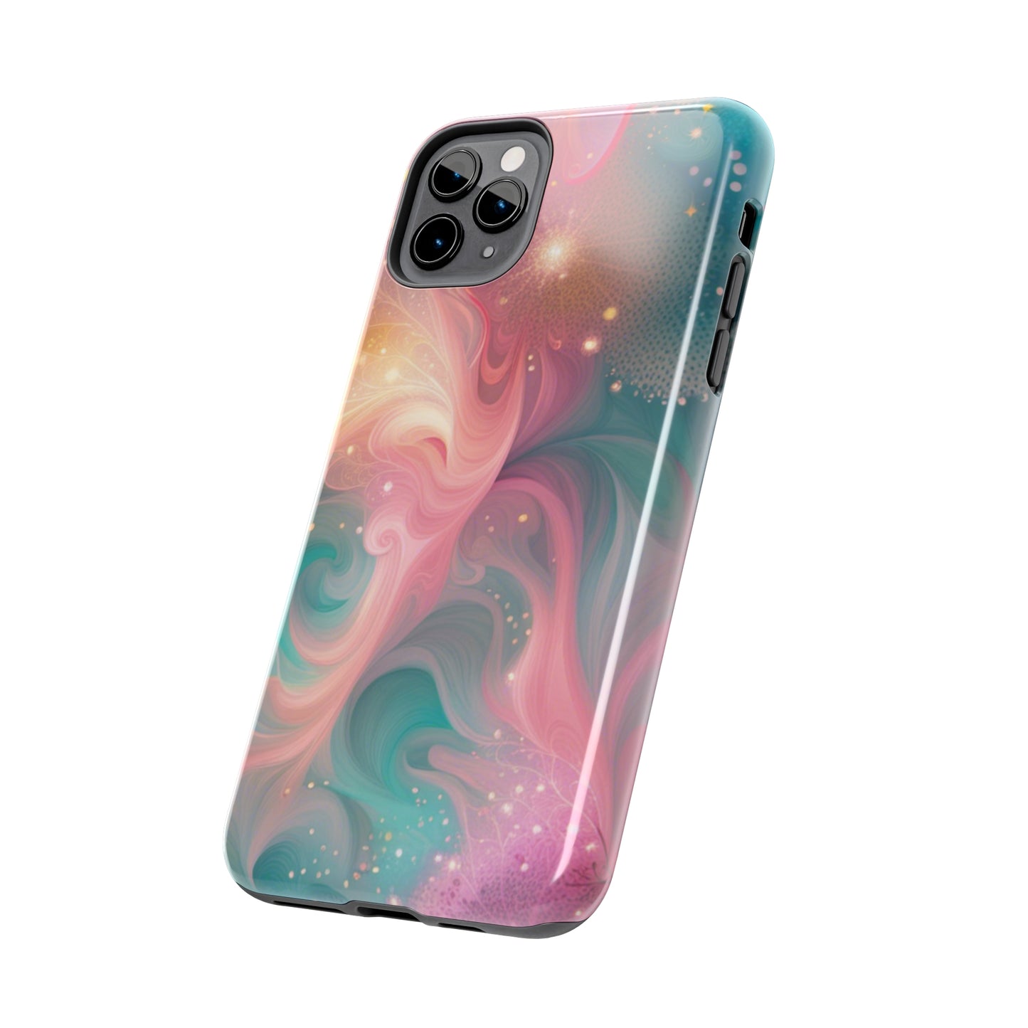 Pastel Pattern Design Tough Phone Case compatible with a large variety of iPhone models, Phone Case, Gift