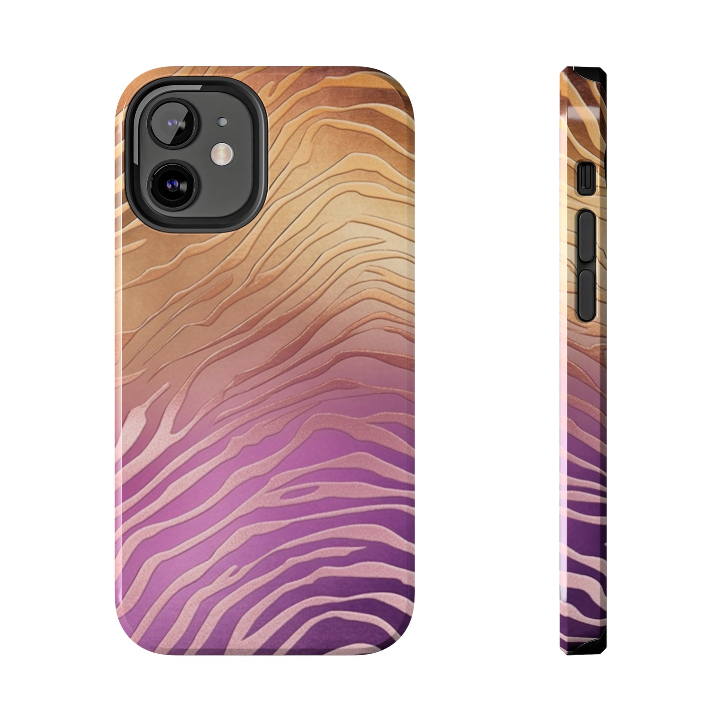 Modern Twist Zebra print design Phone Case- Lightweight, Impact Resistant Cover for iPhone 6, 6s, 12, 13, 14, 15