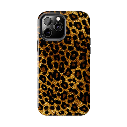 Cheetah Print design Tough Phone Case compatible with a large variety of iPhone models, Birthday Gift, Phone Case