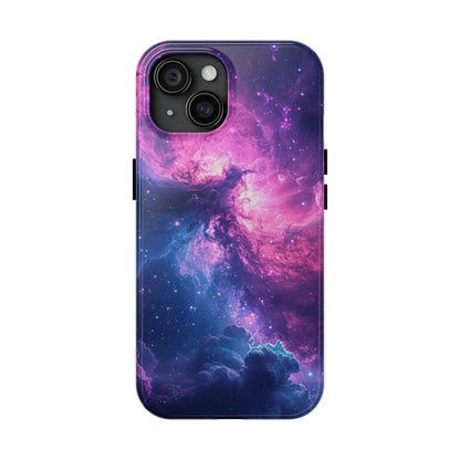 Cosmic Landscape Starry Night Design Phone Case- Lightweight, Impact Resistant Cover for iPhone 6, 6s, 12, 13, 14, 15