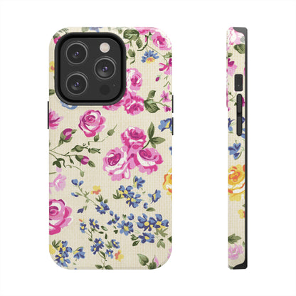 Western Pink Roses Design Tough Phone Case compatible with a large variety of iphone models