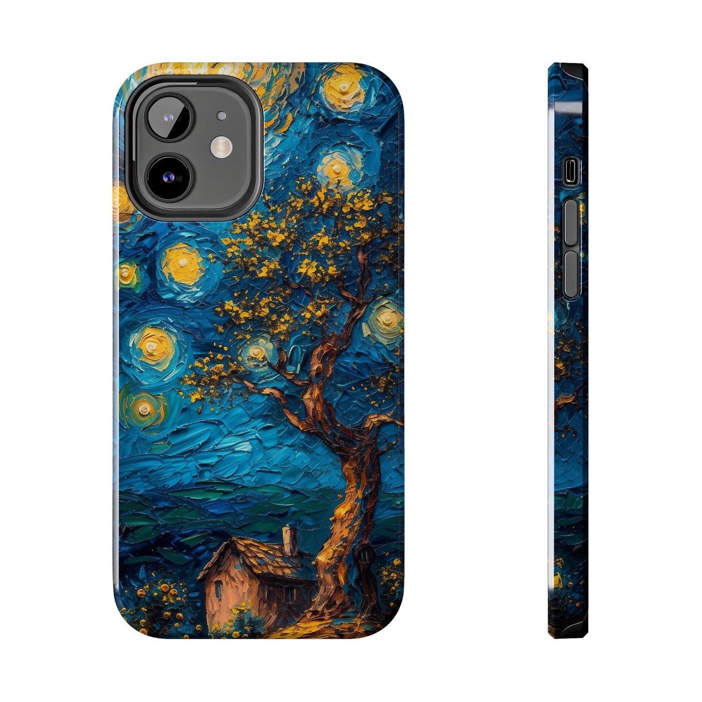 Yellow Dreamy Artistic Sky Design Tough Phone Case