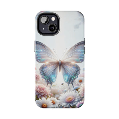 Fantasy Butterfly and Floral design Tough Phone Case compatible with a large variety of iphone models