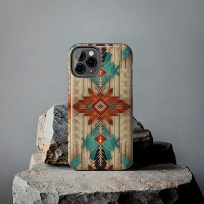 Beautiful Native American Pattern Design Tough Phone Case compatible with a large variety of iPhone models, Gift, Phone Case