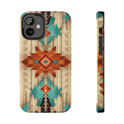 Beautiful Native American Pattern Design Tough Phone Case compatible with a large variety of iPhone models, Gift, Phone Case